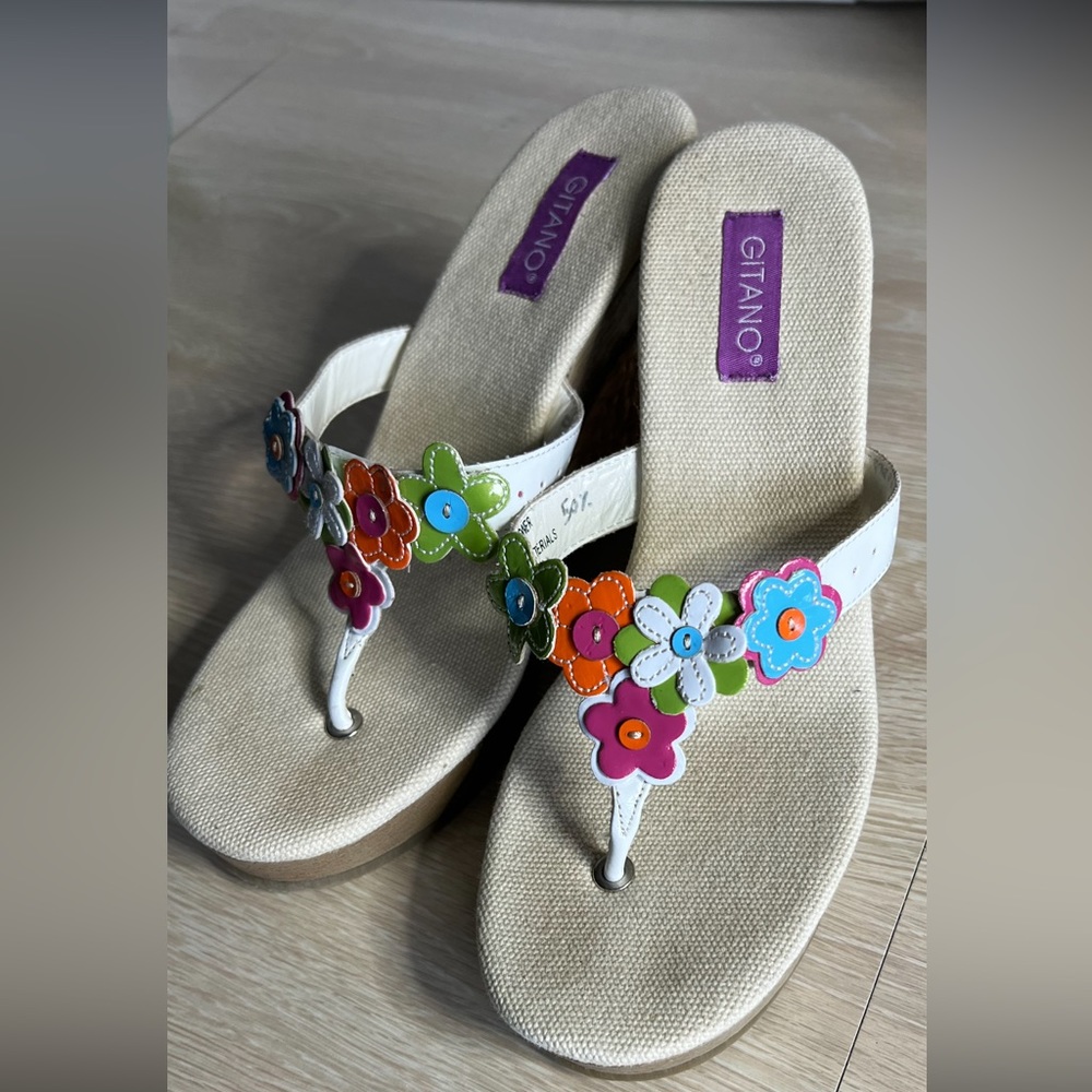 Gitano wedges shoes 🌸🌺